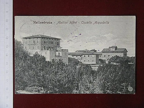 VALLOMBROSA HOTEL E CASTELLO ANNI 10 VIAGGIATA #3631