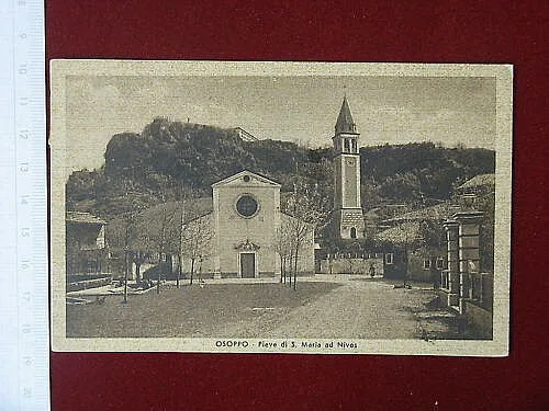 OSOPPO Pieve di S. Maria ad Nives anni 20, viaggiata #982