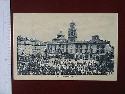 PARMA Piazza Garibaldi viaggiata bella anni 20 #3908