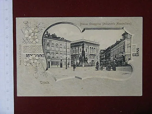 TRIESTE Piazza Giuseppina no viaggiata “900 #3897