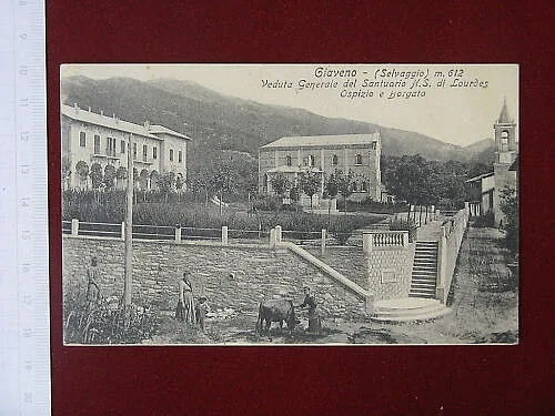 GIAVENA Selvaggio Veduta Generale viaggiata anni 10 #3934