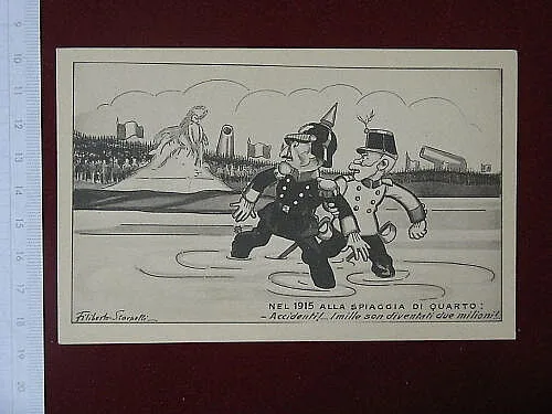 ILLUSTRATA SCARPELLI F. Propaganda anni 10 no viaggiata #4080