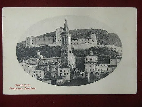 SPOLETO PANORAMA VIAGGIATA 1910 #4417