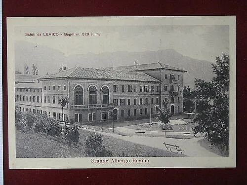 LEVICO Grande Albergo Regina no viaggiata anni 30 #4444
