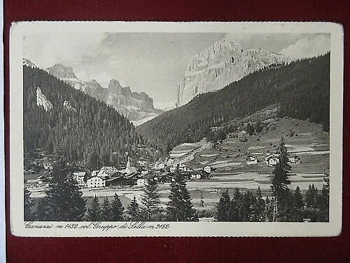 VALLE DI FASSA CANAZEI no viaggiata, anni 30 #4545
