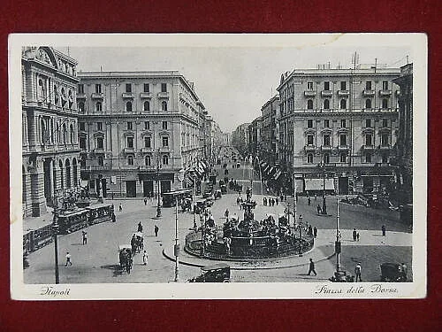 NAPOLI PIAZZA DELLA BORSA NON VIAGGIATA #5006