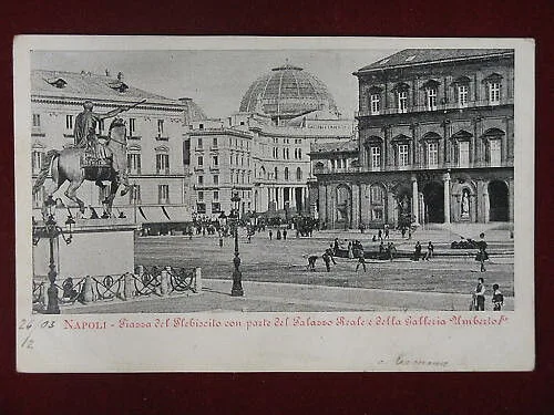 NAPOLI PIAZZA PLEBISCITO “900 VIAGGIATA #5009
