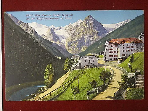 TIROLO Hotel Nuova Posta no viaggiata anni 20 #4569