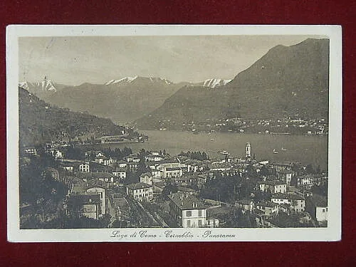 CERNOBBIO PANORAMA ANNI 20 VIAGGIATA #5116