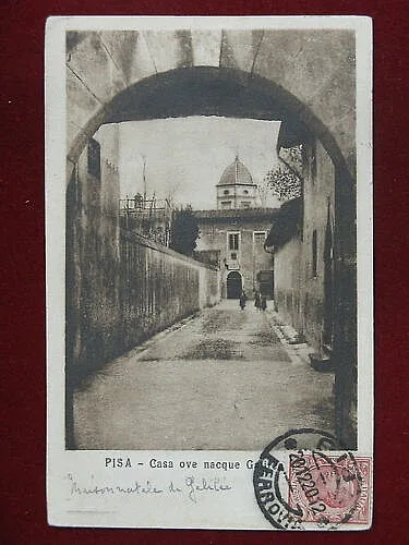 PISA CASA NATIA GALILEO ANNI 20 VIAGGIATA #5144