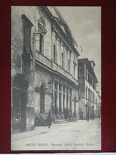 ASCOLI PICENO Teatro Ventidio Basso no viaggiata anni 20 #4668