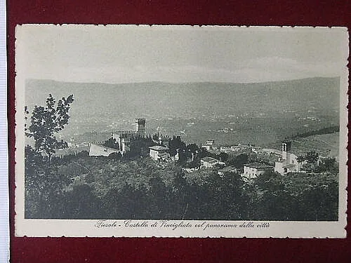 FIESOLE Castello di Vincigliata no viaggiata anni 20 #4719