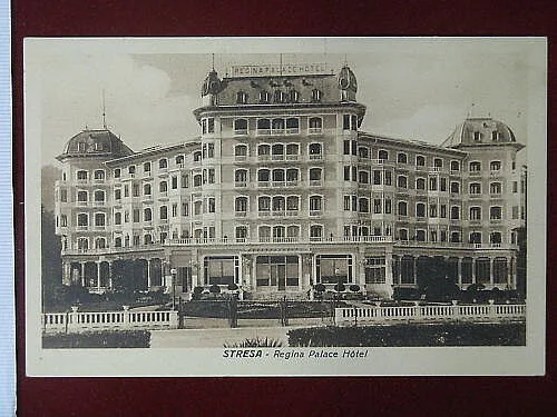 STRESA Regina Palace Hotel no viaggiata, anni 10 #4765