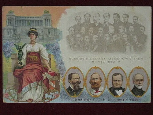 ILLUSTRATA Esposizione Internazionale Arte 1910 Cinquantenario viaggiata #3048