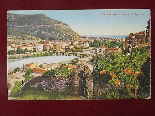 VENTIMIGLIA Borgo S. Agostino no viaggiata, anni 10 #298