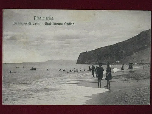 FINALMARINA (GE) SPIAGGIA ANIMATA ANNI 10 VIAGGIATA #2542