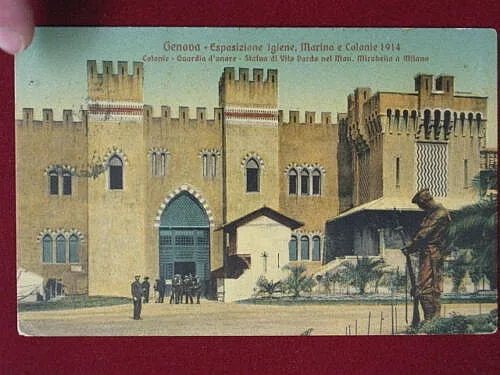 GENOVA ESPOSIZIONE 1914 VIAGGIATA #2560