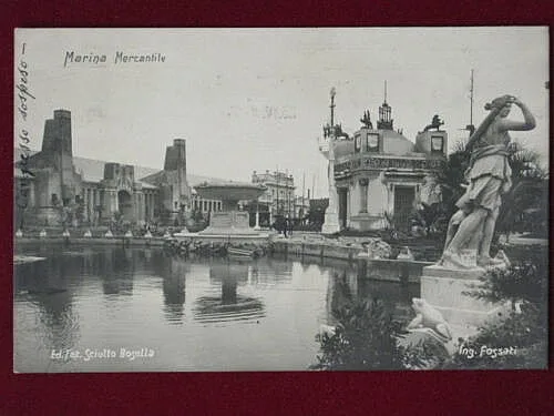 GENOVA MARINA MERCANTILE ANNI 10 VIAGGIATA #2561