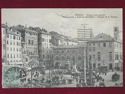 GENOVA PIAZZA CARICAMENTO “900 VIAGGIATA #2541