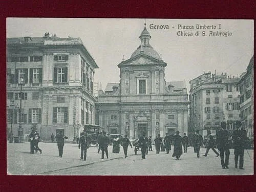 GENOVA – PIAZZA UMBERTO I ANNI 10 VIAGGIATA #2554
