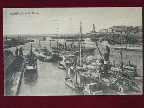 GENOVA – PORTO ANNI 20 VIAGGIATA #2549