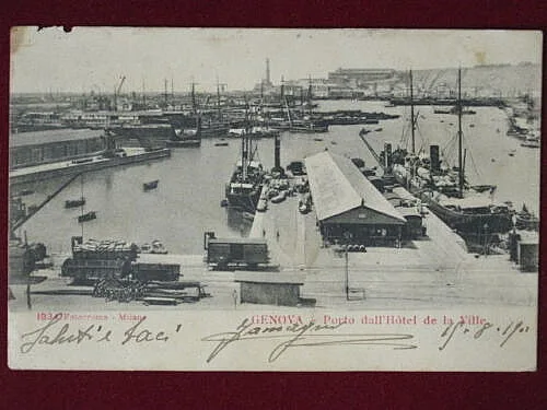 GENOVA PORTO “900 VIAGGIATA #2547