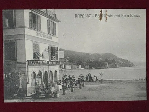 RAPALLO (GE) HOTEL ROSA BIANCA ANNI 10 VIAGGIATA #2530