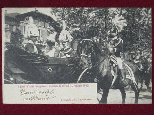 TORINO 1902 Reali D’Italia Inaugurazione Esposizione viaggiata “900 #2777