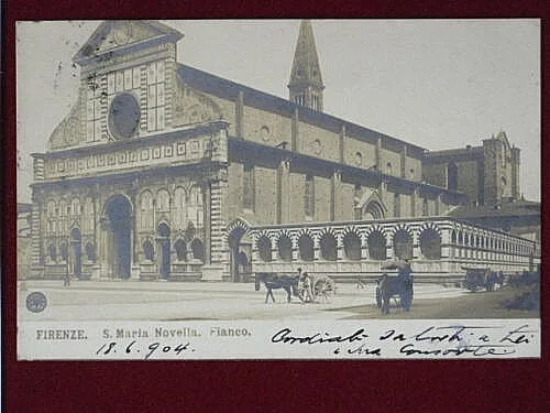 FIRENZE S. Maria Novella carrozze viaggiata “900 #2354