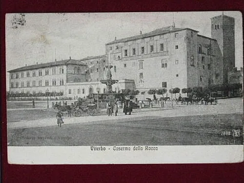 VITERBO – CASERMA DELLA ROCCA ANNI 20 VIAGGIATA #2707