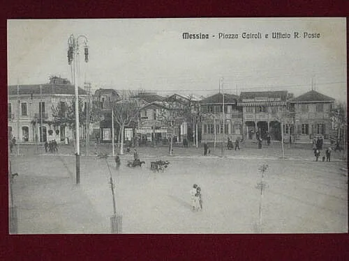 MESSINA PIAZZA CAIROLI ANIMATA NON VIAGGIATA #2828