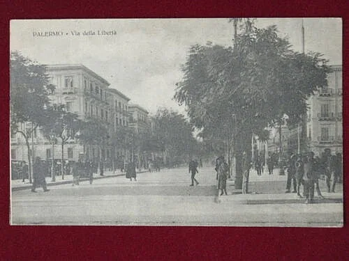 PALERMO – VIA DELLA LIBERTA’ ANNI 20 VIAGGIATA #2844