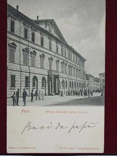 FORLI’ Palazzo Paolucci animata viaggiata “900 #2274