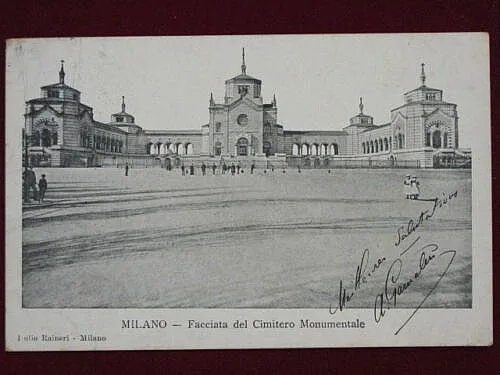 MILANO CIMITERO MONUMENTALE “900 VIAGGIATA #1968