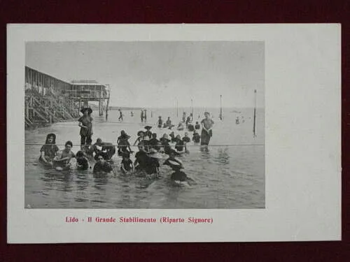 VENEZIA LIDO STABILIMENTO REPARTO SIGNORE NON VIAGGIATA #1998