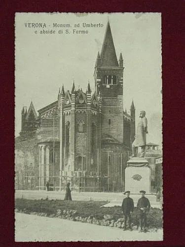 VERONA ABSIDE S. FERMO ANNI 10 VIAGGIATA #2035