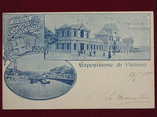 VERONA – ESPOSIZIONE 1900 VIAGGIATA #2027