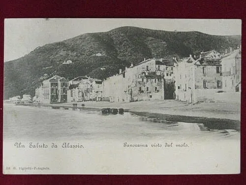 ALASSIO vista dal Molo viaggiata “900 #1645