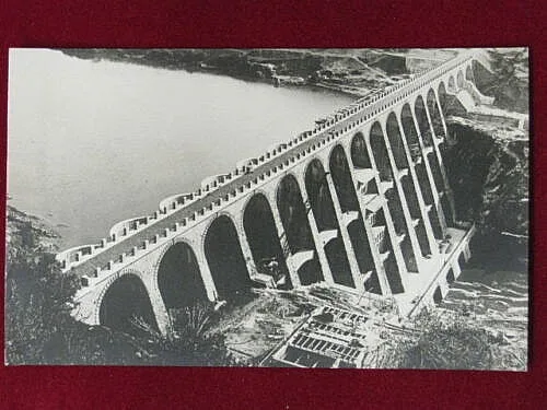 CAGLIARI diga del TIRSO no viaggiata anni 30#1562