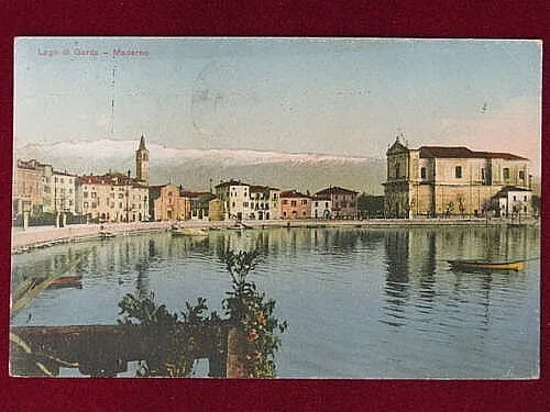 Maderno Panorama viaggiata anni 10 #1535