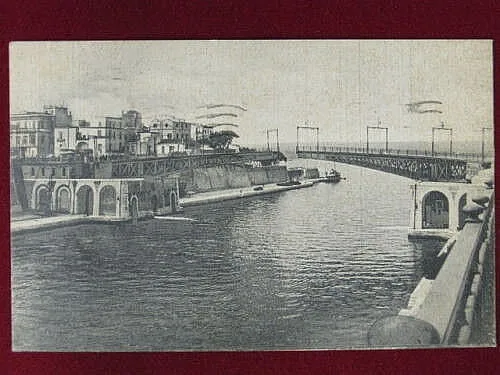 Taranto Ponte girevole viaggiata anni 30 #1662