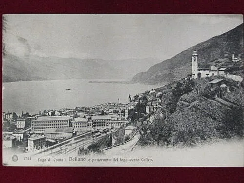 BELLANO Lago di Como viaggiata “900 #1716