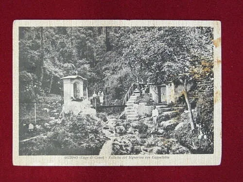 LEZZANO Lago di Como Grand Hotel viaggiata anni 30 #1736