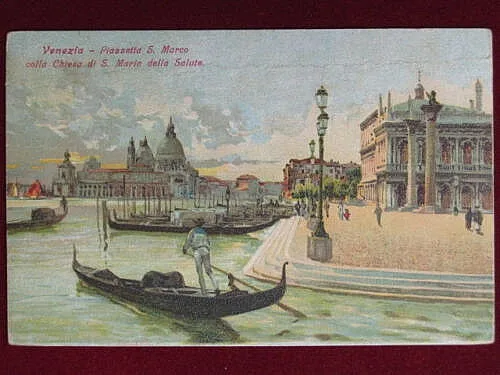 ILLUSTRATA VENEZIA Piazza S. Marco no viaggiata anni 10 #1763