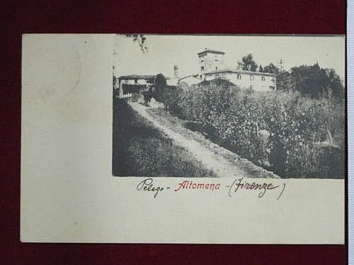 ALTOMENA Ponassieve viaggiata anni 10 #1840