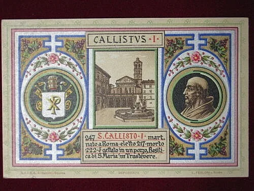 illustrata PAPA CALLISTO I NON VIAGGIATA “900 #1891