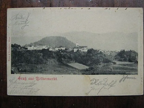 VOLKERMARKT Austria – Gruss Aus viaggiata, 1904 #181