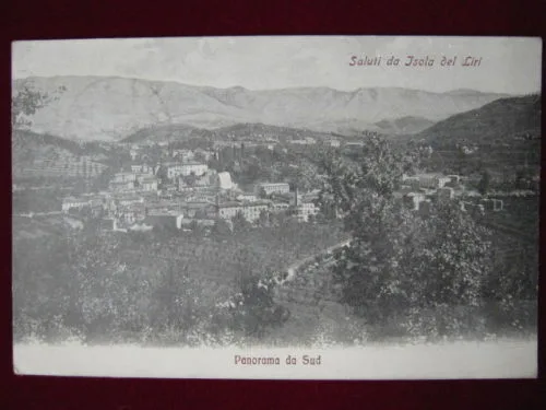 ISOLA DEL LIRI  Saluti,Panorama da Sud – viaggiata,1911 #275