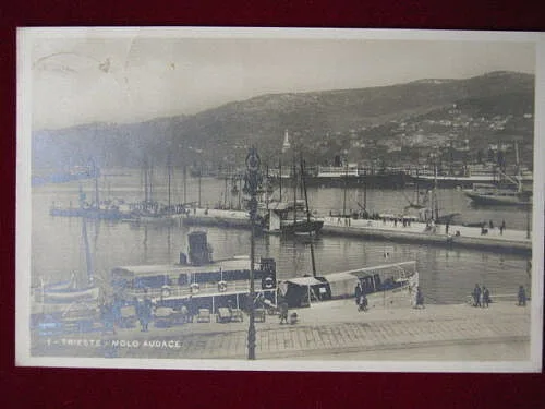 TRIESTE  Molo Audace viaggiata, 1937 f/p #660