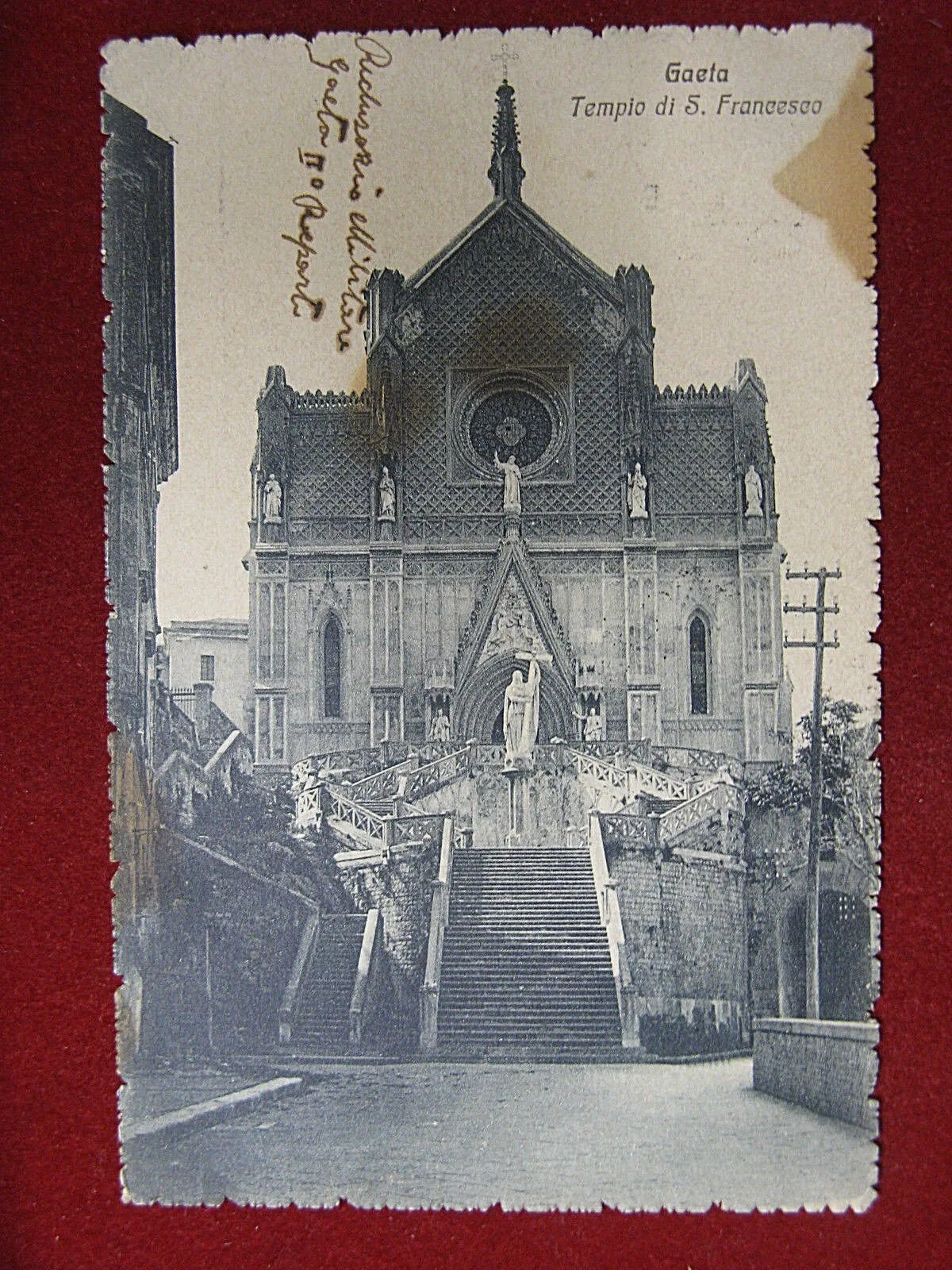 Gaeta empio di S. Francesco anni 10 viaggiata #12408